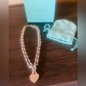 Vintage Tiffany&CO Heart choker